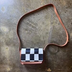 ABLE Hand Painted Crossbody Leather Bag